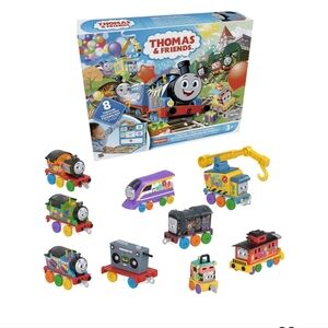 Thomas & Friends Toy Trains Gift Set 7Days of Surprises 10Piece Diecast Cars New